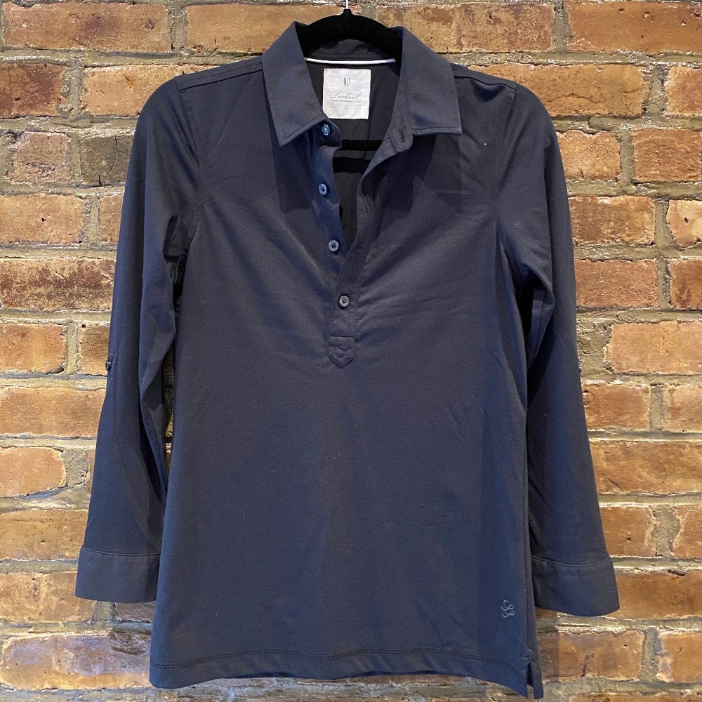 Linksoul Women's Roll-Up Long-Sleeved Polo